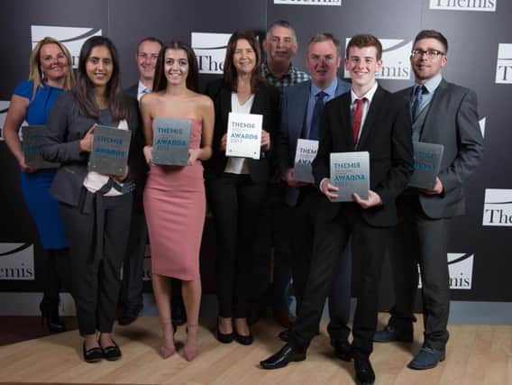 Winners at the Themis apprentice Inspire and Achieve awards evening