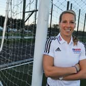 Former England goalkeeper, Rachel Brown-Finnis.