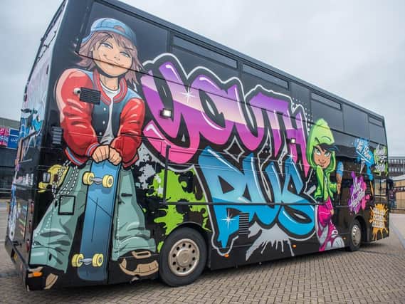 Burnley's Space Youth Bus