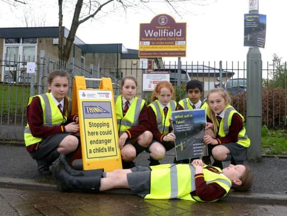 Wellfield Primary School is just one of many in Burnley that has held awareness campaigns in a bid to make drivers park safer on the school run.