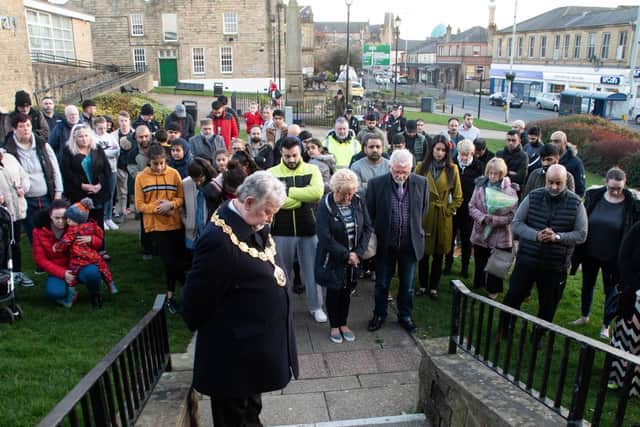 People of all faiths gather in Brierfield to honour the victims of the New Zealand terror attacks.