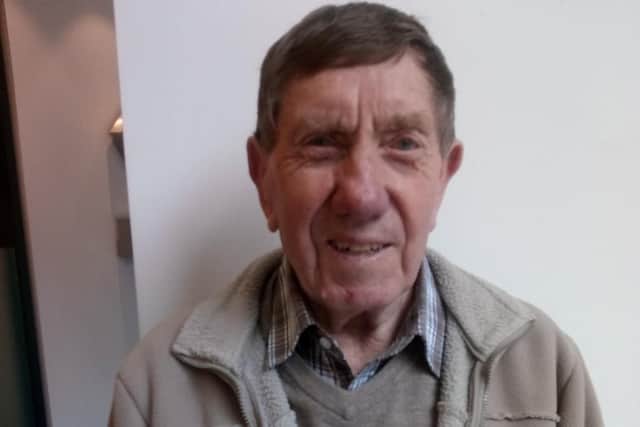 Brian Whitham, aged 81, of Sheffield - a former member of Arbourthorne EA football club.