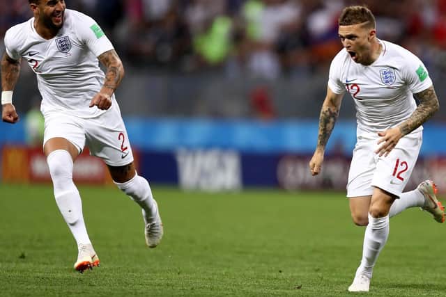 Kieran Trippier donated the shirt that he wore when the Three Lions beat Montenegro 5-1 in the European Championship Group A qualifier. Photo: Getty