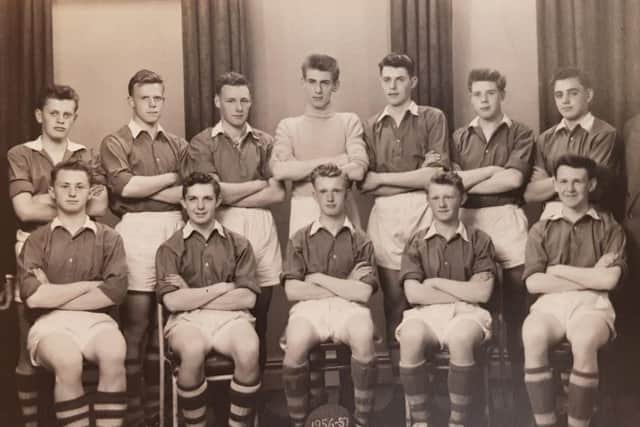 Nelson Grammar School's football team from 1956/57.