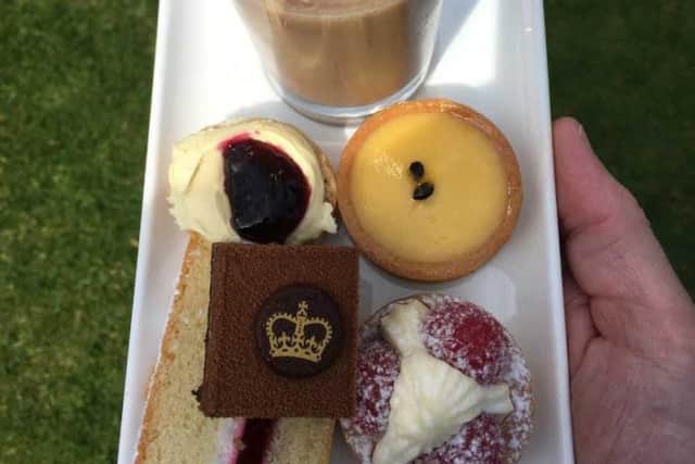 Russell's royal treat at the Buckingham Palace garden party