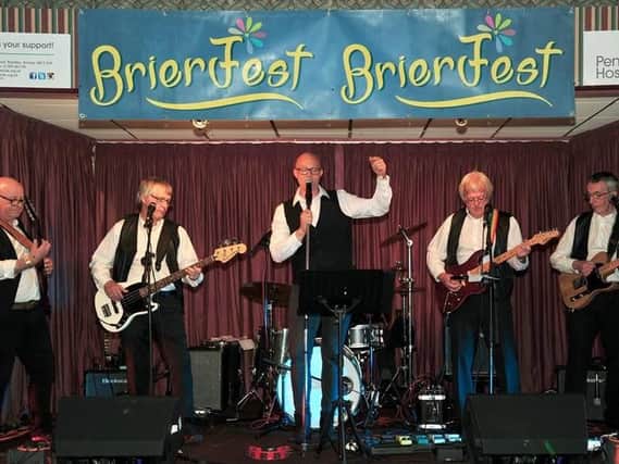 One of the bands performs at this year's Brierfest