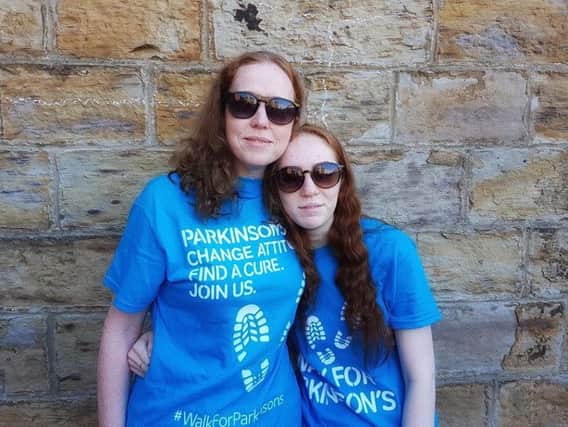Helen Robinson and her daughter Eleanor are taking part in a sponsored walk to raise awareness of Parkinson's disease.