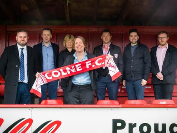 Colne FC are celebrating gaining the freehold of their ground