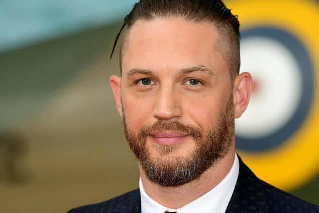 Actor Tom Hardy who has thanked Padiham firefighters on social media.