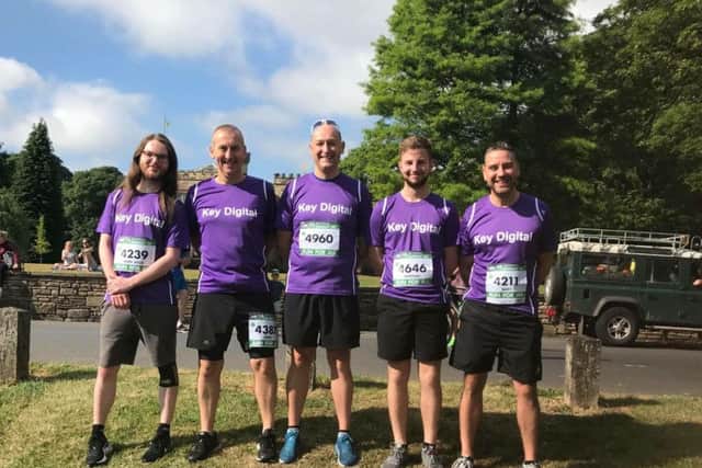 The Key Digital staff who completed the Burnley 10k