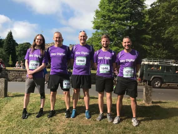 The Key Digital staff who completed the Burnley 10k