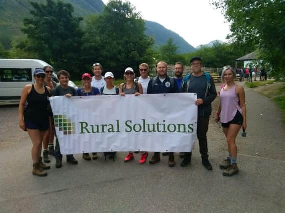 The Rural Solutions team on their Three Peaks Challenge.