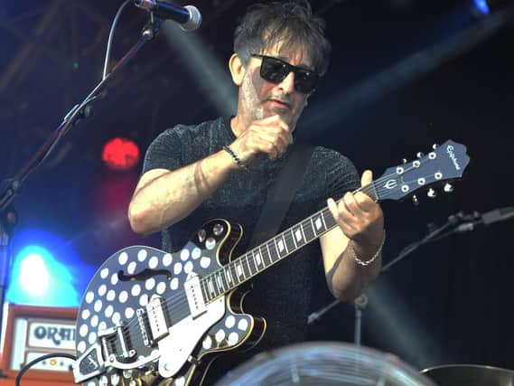 Ian Broudie onstage with the Lightning Seeds earlier this year