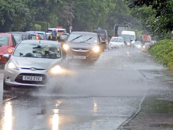Intense downpours have been seen already