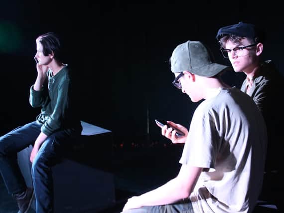 Alex Abrahams, Liam Cavanagh and Lewis Pugh giving powerful performances in Kill the Boy. (s)