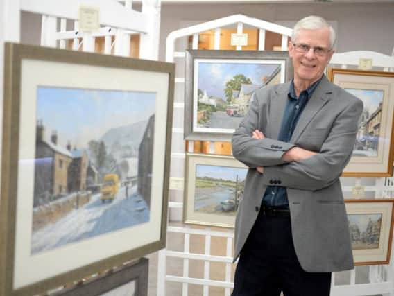 John Chapman celebrated his 50th anniversary as an artist by raising funds for the hospice at a special exhibition. (s)