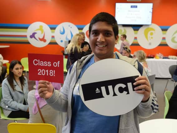 The bright lights of London are beckoning Ishaq Ikbar who is planning to study Maths at University College.
