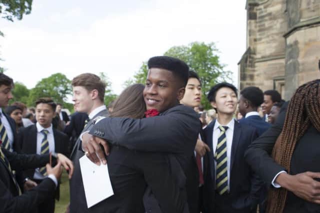 An emotional day as students open their results