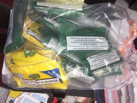 Tobacco seized from Drinks Express