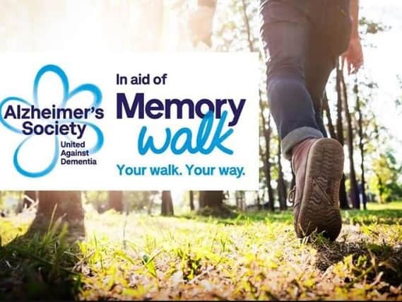 Burnley's Thompson Park is the venue for a walk to support the fight against dementia next month.
