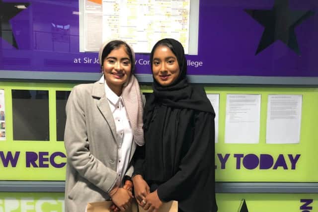 Top achiever Sumaiya Aziz hopes to become an architect and Waheeda Khatun plans to go into medicine.