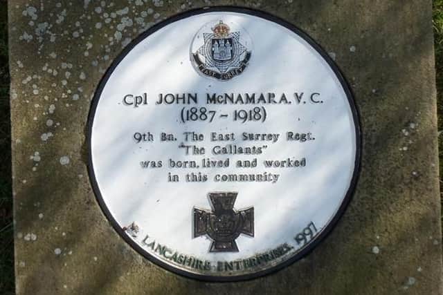 Join Dr David Hunt on the trail of Cpl. John McNamara VC during the Local History Walk