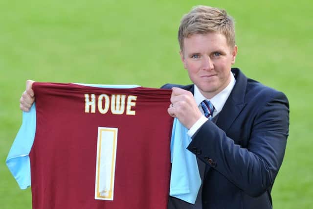 New Burnley manager Eddie Howe at Turf Moor, Burnley. PRESS ASSOCIATION Photo. Picture date: Monday January 17, 2011. Photo credit should read: Martin Rickett/PA Wire. RESTRICTIONS: Use subject to restrictions. Editorial print use only except with prior written approval. New media use requires licence from Football DataCo Ltd. Call +44 (0)1158 447447 or see www.pressassociation.com/images/restrictions for full restrictions.