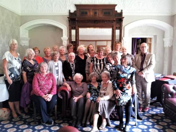 Members and guests of Burnley Flower Club have celebrated its diamond anniversary.