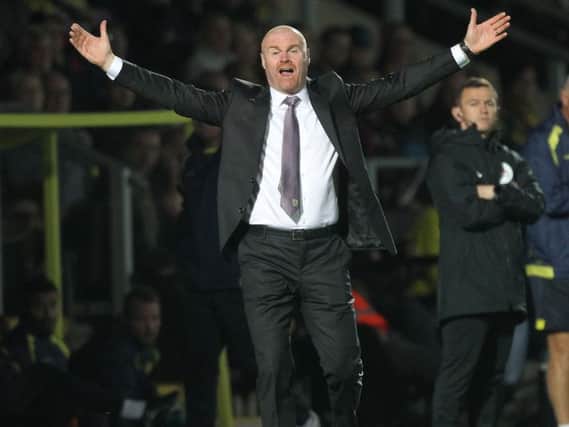 Burnley manager, Sean Dyche.