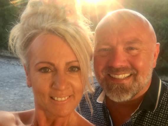 Husband and wife Jeff and Lisa Smith will take part in the Spartan Race obstacle course in London this weekend for Pendleside Hospice.