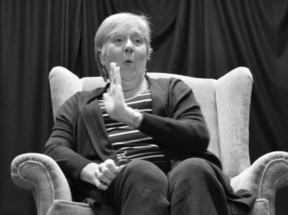 Marilyn Crowther gave a vivid performance as artist and alcoholic Melissa in Love Letters at The Little Theatre, Colne, on Wednesday. (s)