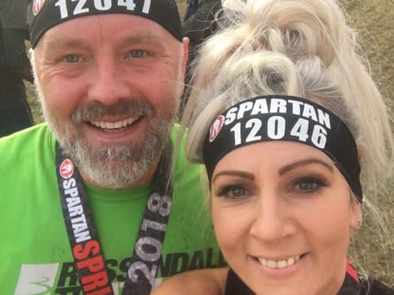 Lisa and Jeff Smith prepare to tackle the Spartan Challenge 2018