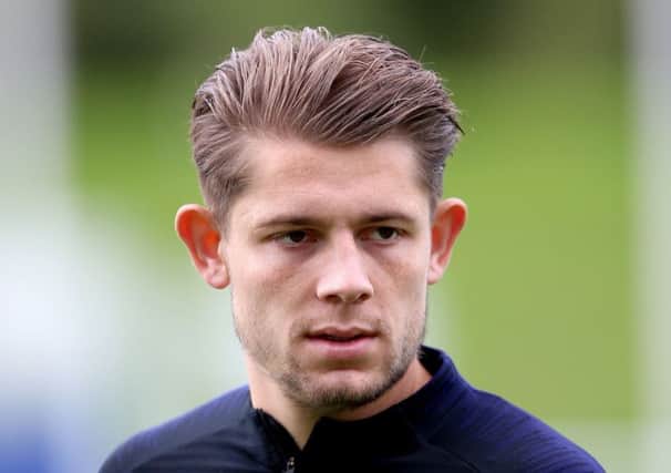 England's James Tarkowski during the training session at St Georges' Park, Burton. PRESS ASSOCIATION Photo. Picture date: Sunday September 9, 2018. See PA story SOCCER England. Photo credit should read: Nigel French/PA Wire. RESTRICTIONS: Use subject to FA restrictions. Editorial use only. Commercial use only with prior written consent of the FA. No editing except cropping.