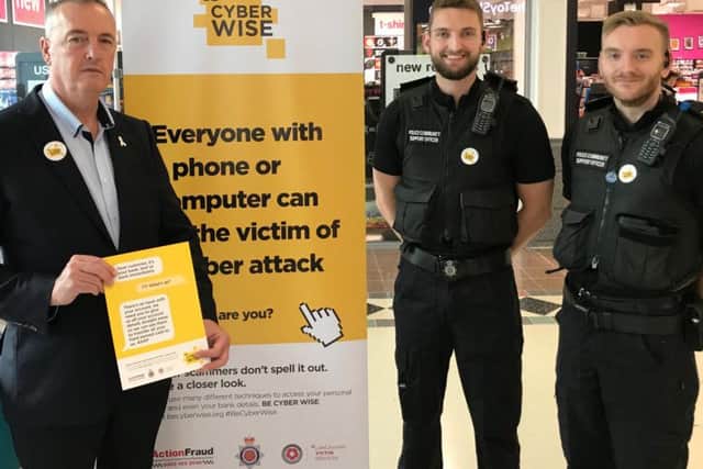 The campaign is out to raise awareness of the potential risks of cyber crime.