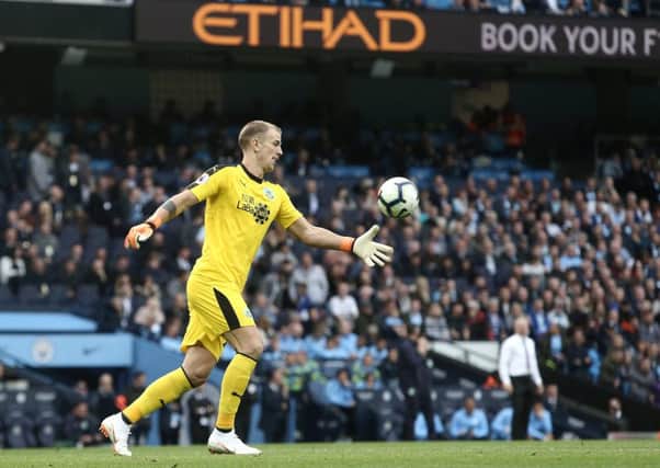 Burnley's Joe Hart

Photographer Rich Linley/CameraSport

The Premier League - Manchester City v Burnley - Saturday 20th October 2018 - The Etihad - Manchester

World Copyright Â© 2018 CameraSport. All rights reserved. 43 Linden Ave. Countesthorpe. Leicester. England. LE8 5PG - Tel: +44 (0) 116 277 4147 - admin@camerasport.com - www.camerasport.com