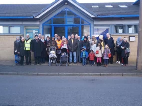 Participants on last year's Walk of Faith, which was organised by Building Bridges in Burnley, outside Briercliffe Road Methodist Church. (s)