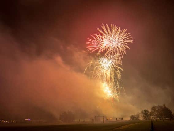 Towneley Bonfire fireworks. Credit: Simon Hardman