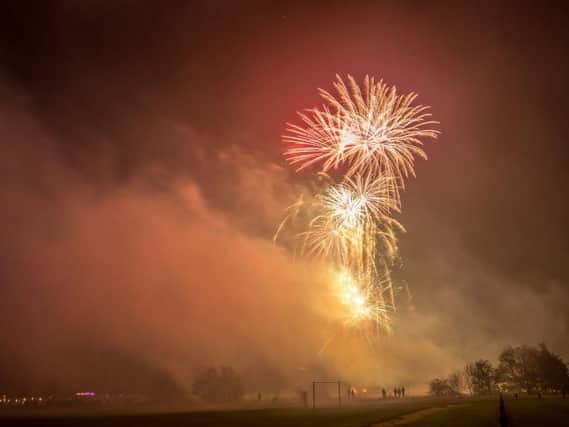 Towneley Bonfire fireworks. Credit Simon Hardman