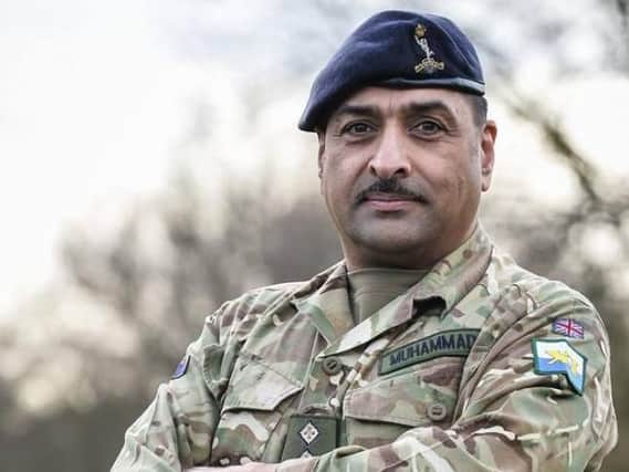 Major Naveed Muhammad MBE, Chairman of the Armed Forces Muslim Association.