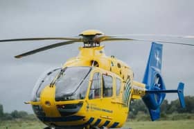Mr Parkinson had been airlifted to hospital
