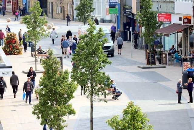 A total of 4m. was spent redeveloping Burnley town centre