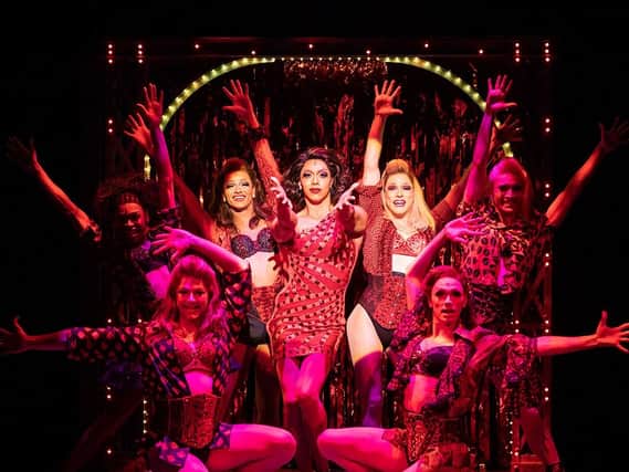 Callum Francis as Lola in Kinky Boots