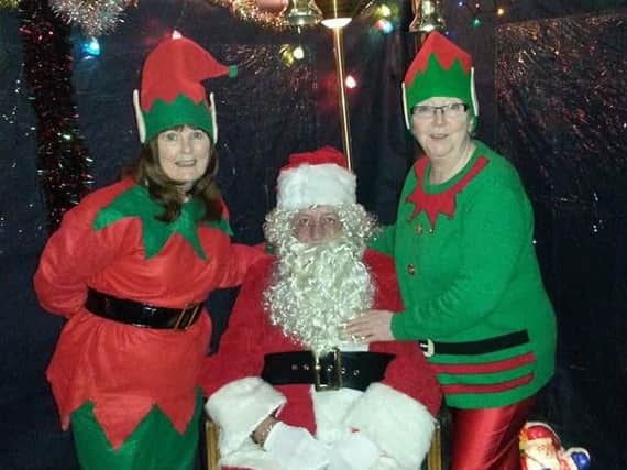 Father Christmas and two of his elves were among the attractions at the Padiham Christmas lights switch on.