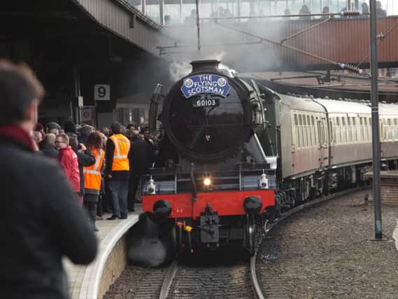 Colin Green, a director of Riley and Sons Locomotive Engineers near Bury, was in charge of the restoration of the iconic Flying Scotsman steam engine. (s)