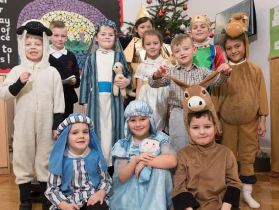 Youngsters at St Augustine's RC Primary School in Burnley are ready for their nativity play.