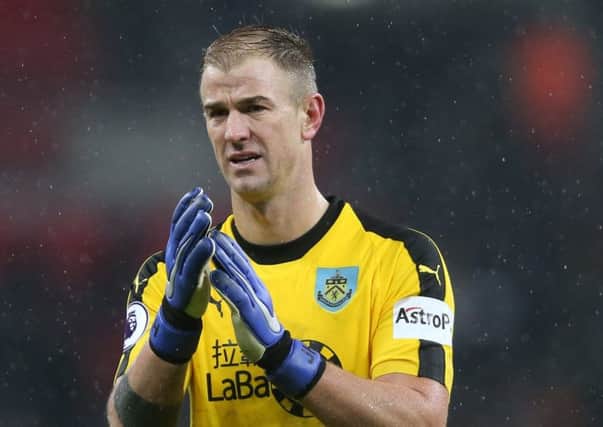 Burnley's Joe Hart acknowledges the fans at the end of the game

Photographer Rob Newell/CameraSport

The Premier League - Tottenham Hotspur v Burnley - Saturday 15th December 2018 - Wembley Stadium - London

World Copyright Â© 2018 CameraSport. All rights reserved. 43 Linden Ave. Countesthorpe. Leicester. England. LE8 5PG - Tel: +44 (0) 116 277 4147 - admin@camerasport.com - www.camerasport.com