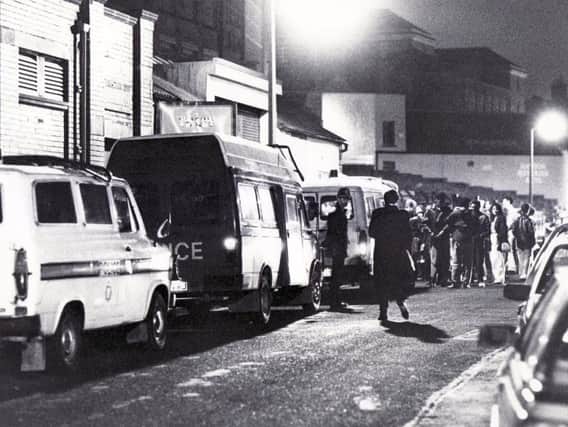 An acid house party like this was one raided at Walton Summit industrial estate, near Preston