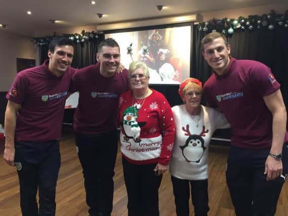 Burnley FC in the Community's Christmas party