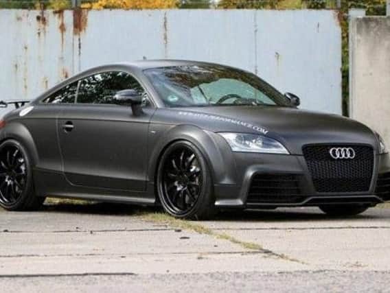 An Audi TT similar to the one that was stolen, and has since been recovered, from Simonstone.
