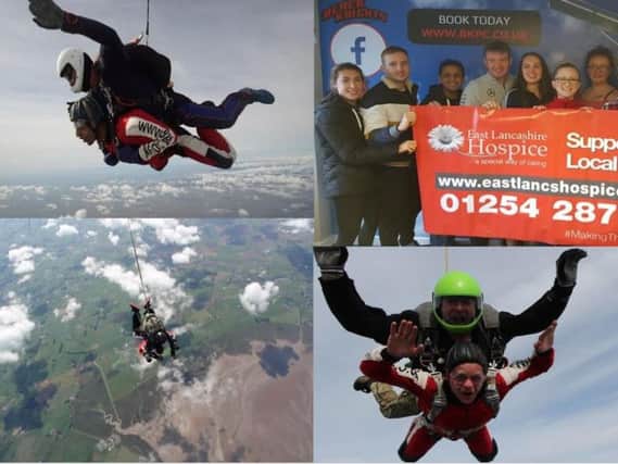 East Lancashire Hospice is looking for volunteers for a sponsored skydive. (s)